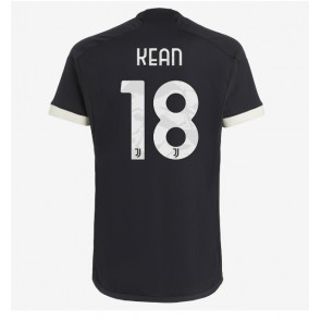 Juventus Moise Kean #18 Tredje trøje 2023-24 Kort ærmer